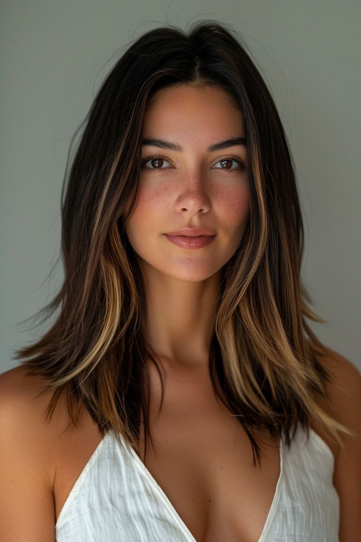 92+ Gorgeous Dark Brown Hair with Highlights Ideas!.jpeg__PID:785459b3-23b0-4174-8657-840ce4eb9523